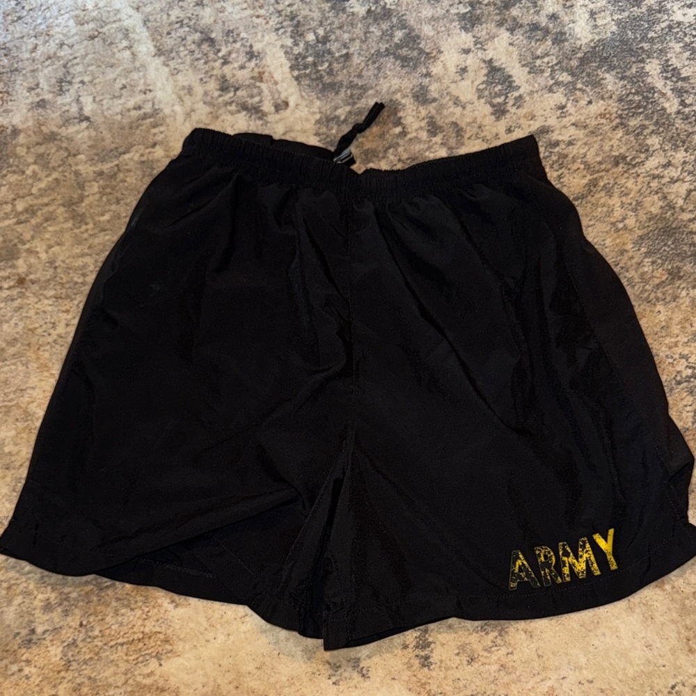 Army PT shorts